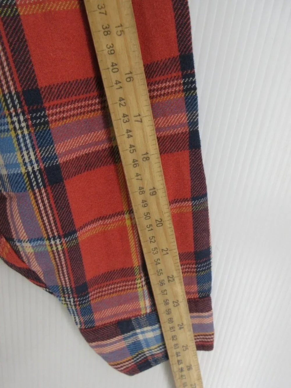 Polo Ralph Lauren Shirt 3XB Big Flannel Plaid Elbow Patches Heavyweight